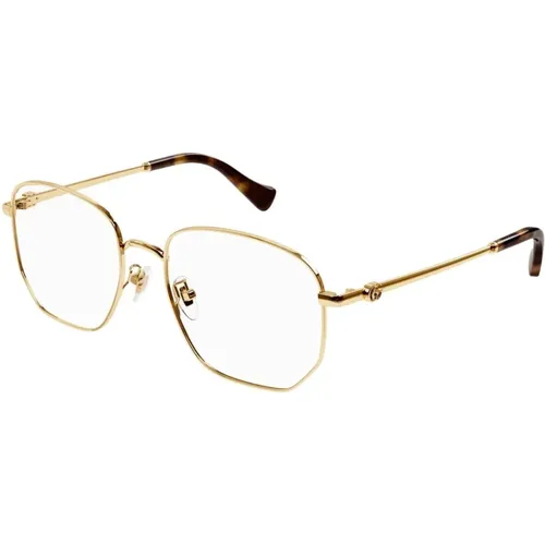 Quadratische Metallrahmen Mini Running Brille , unisex, Größe: 54 MM - Gucci - Modalova