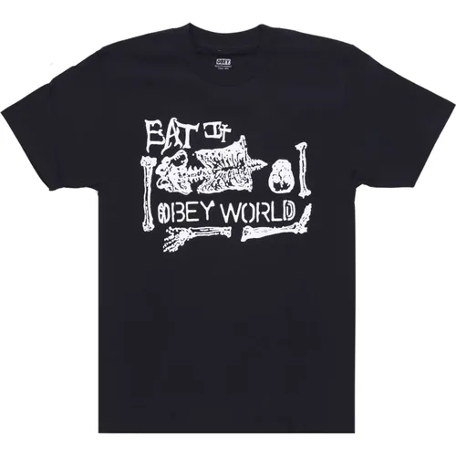 Welt Classic Tee Schwarz T-shirt - Obey - Modalova