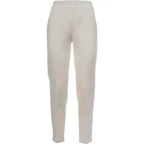 Elastic Waist Knit Pants , female, Sizes: S, XS - Le Tricot Perugia - Modalova