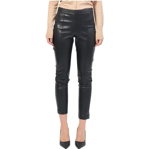 Schwarze Eco-Leder Leggings , Damen, Größe: XS - Silvian Heach - Modalova