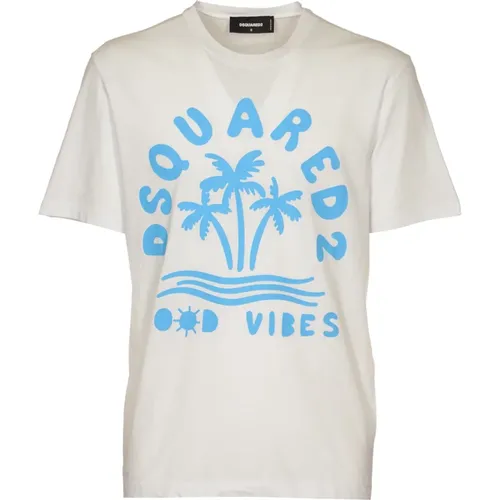 Stylish T-shirts and Polos Collection , male, Sizes: L - Dsquared2 - Modalova