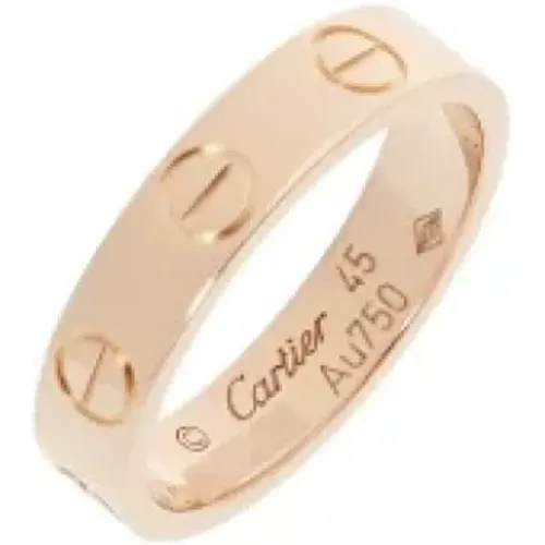 Pre-owned Jewellery, female, , Size: ONE SIZE Pre-owned Rose Gold rings - Cartier Vintage - Modalova