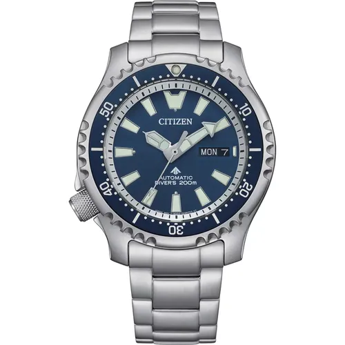 Watches, male, , Size: ONE SIZE Diver's Automatic 200 mt Fugu Limited Edition - Citizen - Modalova