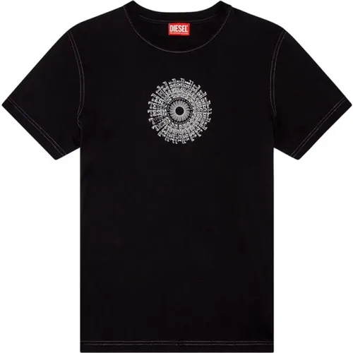 T-Shirts , Herren, Größe: M - Diesel - Modalova