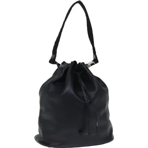 Pre-owned Bucket Bags, female, , Size: ONE SIZE Pre-owned Leather prada-bags - Prada Vintage - Modalova