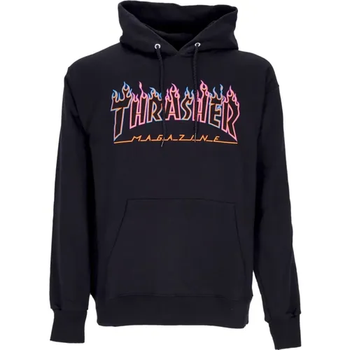 Hoodies, unisex, , Size: M Double Flame Neon Hood Sweatshirt - Thrasher - Modalova