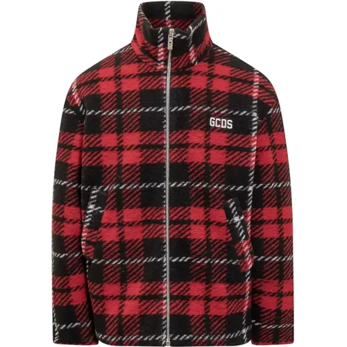 Tartan Sponge Jacket , male, Sizes: L - Gcds - Modalova