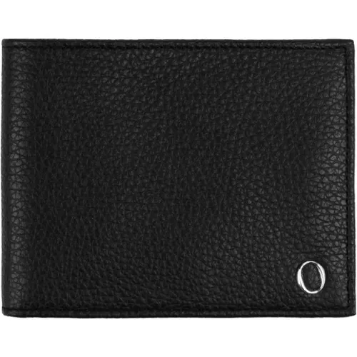 Grained Leather Wallet with Anti-Cloning System , male, Sizes: ONE SIZE - Orciani - Modalova