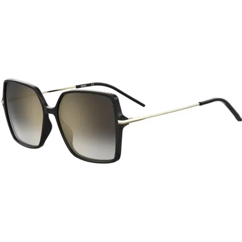 Schwarze Acetat Damen Sonnenbrille - Hugo Boss - Modalova