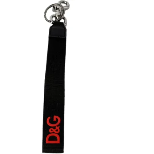 Keyrings, male, , Size: ONE SIZE Men Key Holder - Dolce & Gabbana - Modalova