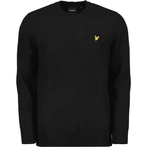 Schulterdetail Crew Sweater , Herren, Größe: L - Lyle & Scott - Modalova