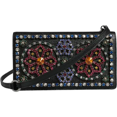 Kristall Strass Crossbody Clutch Tasche - Dolce & Gabbana - Modalova