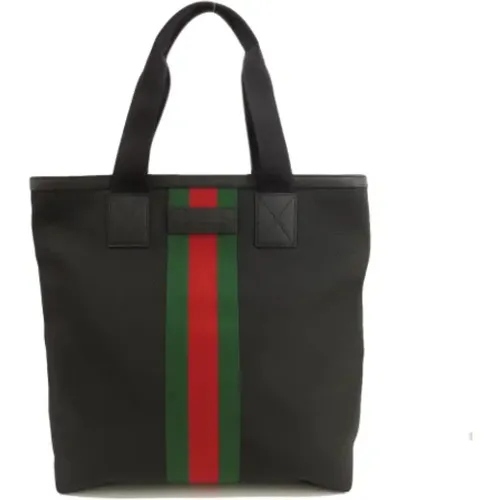 Pre-owned Tote Bags, female, , Size: ONE SIZE Pre-owned Canvas totes - Gucci Vintage - Modalova