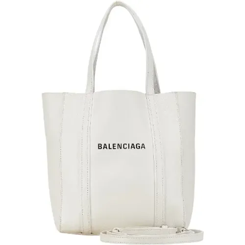 Pre-owned Tote Bags, female, , Size: ONE SIZE Pre-owned Leather totes - Balenciaga Vintage - Modalova