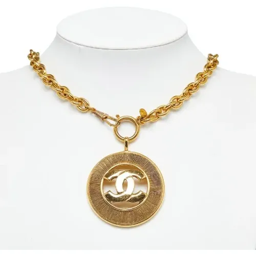 Pre-owned Jewellery, female, , Size: ONE SIZE Pre-owned Metal necklaces - Chanel Vintage - Modalova