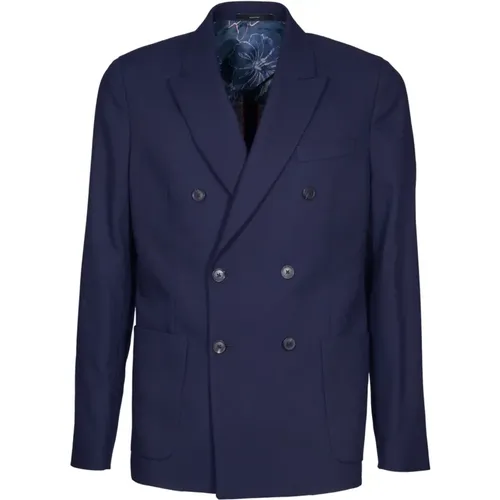 Blazers, male, , Size: L Wool Deconstructed Jacket Aw24 - PS By Paul Smith - Modalova