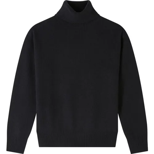 Schwarzer Merinowoll Rollkragenpullover , Damen, Größe: M - A.P.C. - Modalova