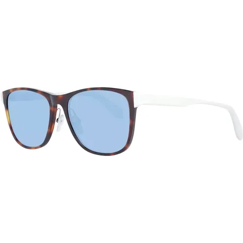 Braune Sport-Sonnenbrille mit verspiegelten Gläsern - Adidas - Modalova