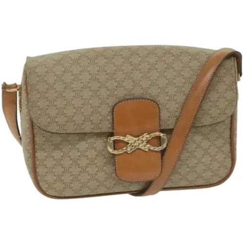 Pre-owned Canvas celine-bags , female, Sizes: ONE SIZE - Celine Vintage - Modalova