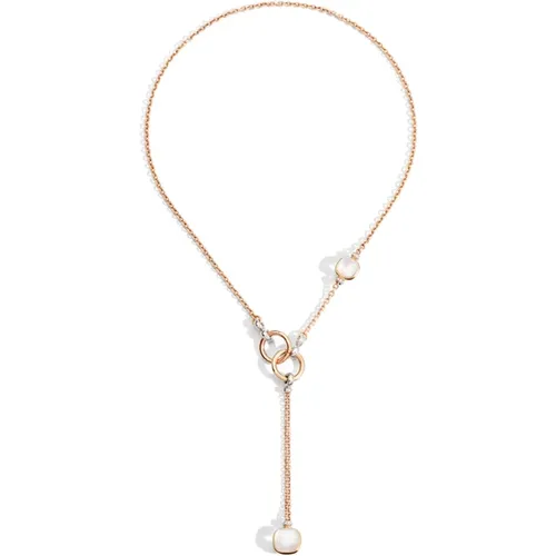 Necklaces, female, , Size: ONE SIZE Transparent Nude Necklace - Style Pcb9051O6000Db0Va - Pomellato - Modalova