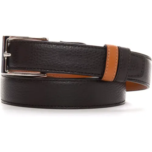 Belts, male, , Size: ONE SIZE Versatile Leather Belt - Hogan - Modalova