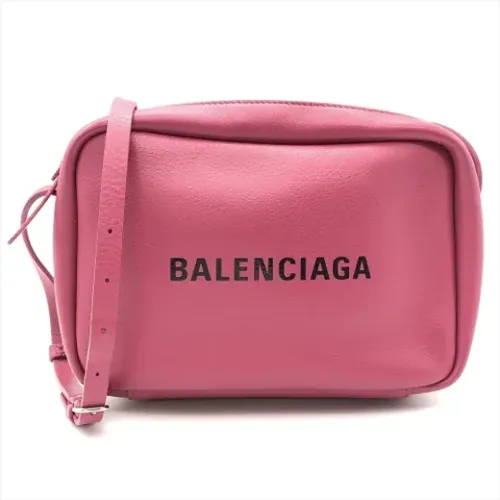 Pre-owned Cross Body Bags, female, , Size: ONE SIZE Pre-owned Leather shoulder-bags - Balenciaga Vintage - Modalova