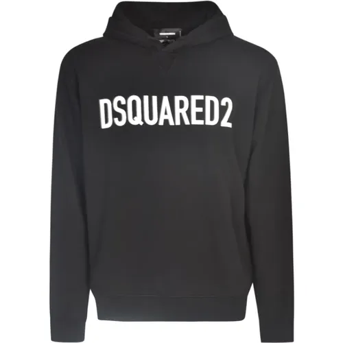 Schwarze Cool Sweat Pullover , Herren, Größe: L - Dsquared2 - Modalova