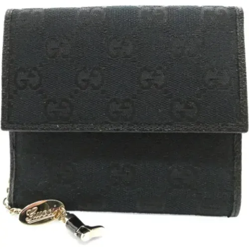 Pre-owned Wallets, female, , Size: ONE SIZE Pre-owned Canvas wallets - Gucci Vintage - Modalova