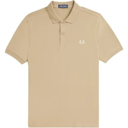 Slim Fit Plain Polo Silver Blue , Herren, Größe: XL - Fred Perry - Modalova