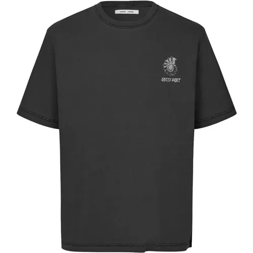 Short Sleeve T-shirt with Print , male, Sizes: XL - Samsøe Samsøe - Modalova