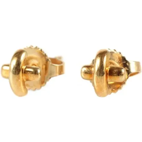 Pre-owned Jewellery, male, , Size: ONE SIZE Pre-owned Gold earrings - Tiffany & Co. Pre-owned - Modalova