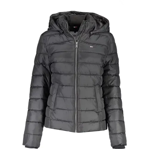 Winter Jackets , Damen, Größe: L - Tommy Hilfiger - Modalova