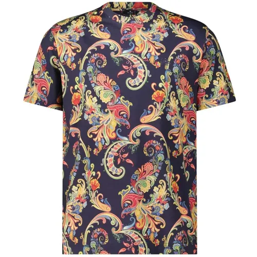 T-Shirt mit Paisley-Muster , Herren, Größe: XL - ETRO - Modalova