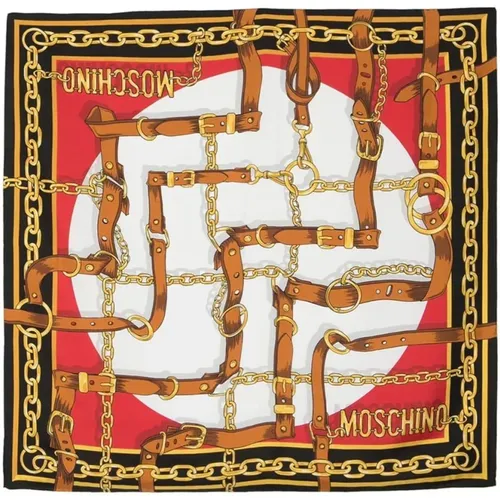 Stylish Scarf for Fashionable Looks , female, Sizes: ONE SIZE - Moschino - Modalova