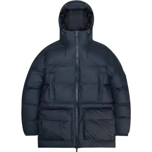 Wasserdichte Winter Puffer Jacke , Damen, Größe: L - Rains - Modalova