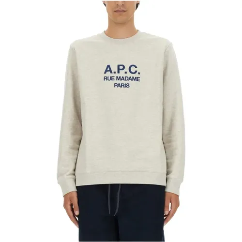 Baumwoll-Sweatshirt Made in Portugal , Herren, Größe: XL - A.P.C. - Modalova