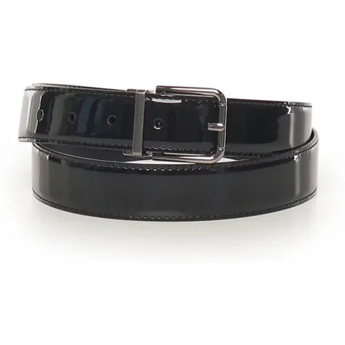 Belts, male, , Size: 100 CM Belts with Roller Buckle - Dolce & Gabbana - Modalova