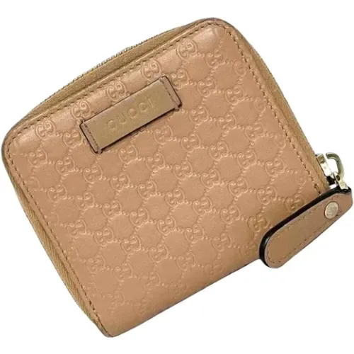 Pre-owned Leather wallets , female, Sizes: ONE SIZE - Gucci Vintage - Modalova