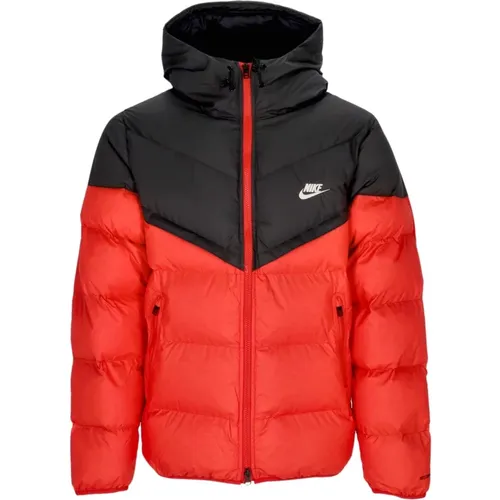 Down Jackets, male, , Size: M Windrunner Primaloft Down Jacket - Nike - Modalova