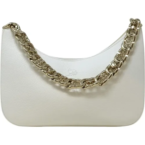 Leather Large Chain Handbag , female, Sizes: ONE SIZE - Christian Louboutin - Modalova