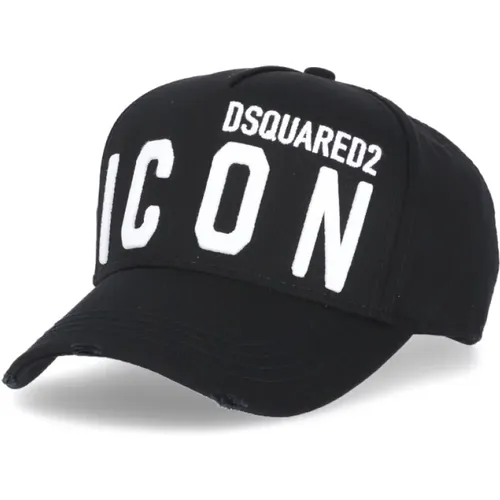 Baseball Cap with Icon Logo , male, Sizes: ONE SIZE - Dsquared2 - Modalova