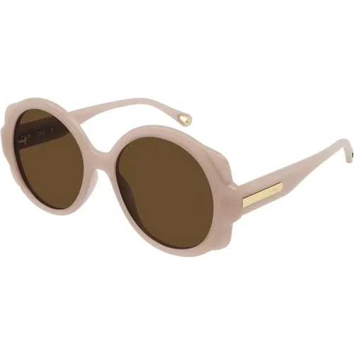 Stylische Sonnenbrille für Frauen , unisex, Größe: 55 MM - Chloé - Modalova