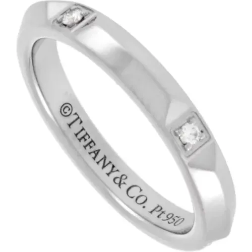 Pre-owned Jewellery, female, , Size: ONE SIZE Pre-owned Platinum rings - Tiffany & Co. Pre-owned - Modalova