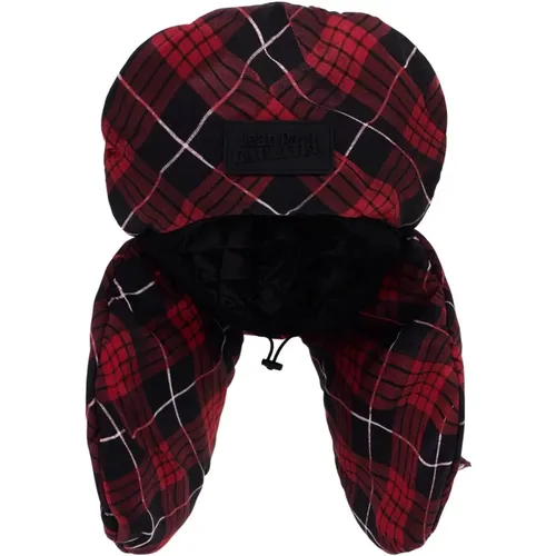 Oversized Tartan Colbacco Hat , female, Sizes: ONE SIZE - Jean Paul Gaultier - Modalova