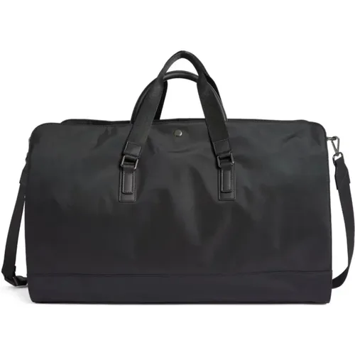 Schwarze Cordura Duffle-Tasche mit Logo - Dsquared2 - Modalova