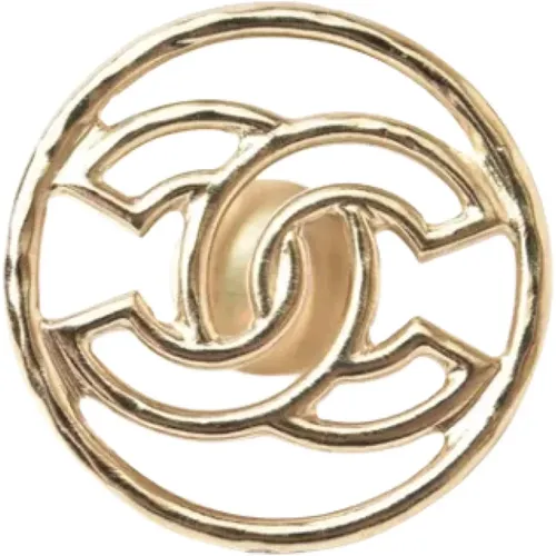 Pre-owned Jewellery, female, , Size: ONE SIZE Pre-owned Metal brooches - Chanel Vintage - Modalova