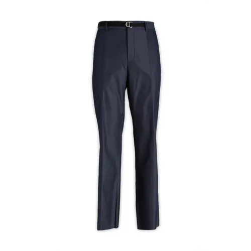 Straight Trousers, male, , Size: S Classic Straight Trousers - Salvatore Ferragamo - Modalova