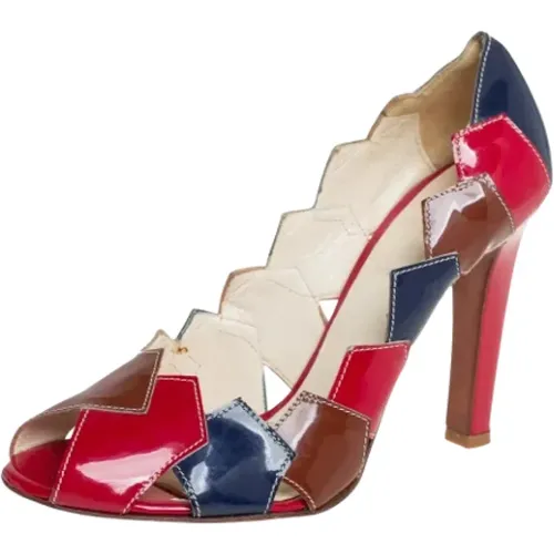 Pre-owned Leather heels , female, Sizes: 3 1/2 UK - Miu Miu Pre-owned - Modalova