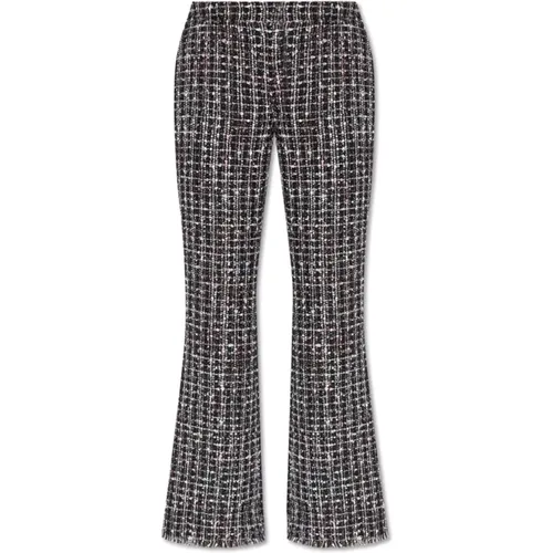 Wide Trousers, female, , Size: XS Tweed Pants - Balmain - Modalova