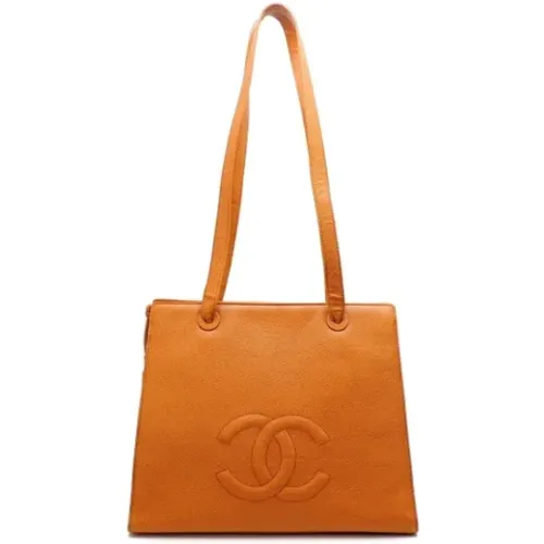 Pre-owned Tote Bags, female, , Size: ONE SIZE Pre-owned Leather chanel-bags - Chanel Vintage - Modalova